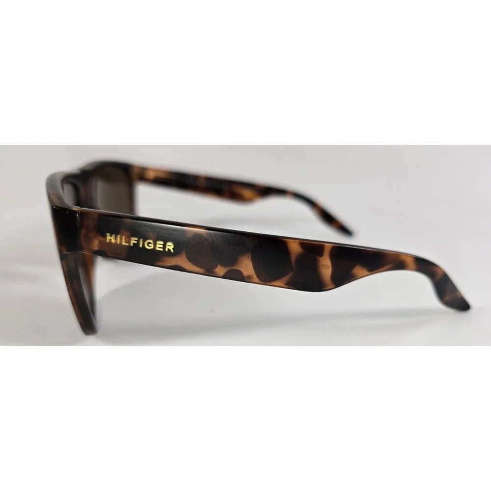 Tommy Hilfiger “Tanner” MP OM302 Square Sunglasses – Tortoise Frame